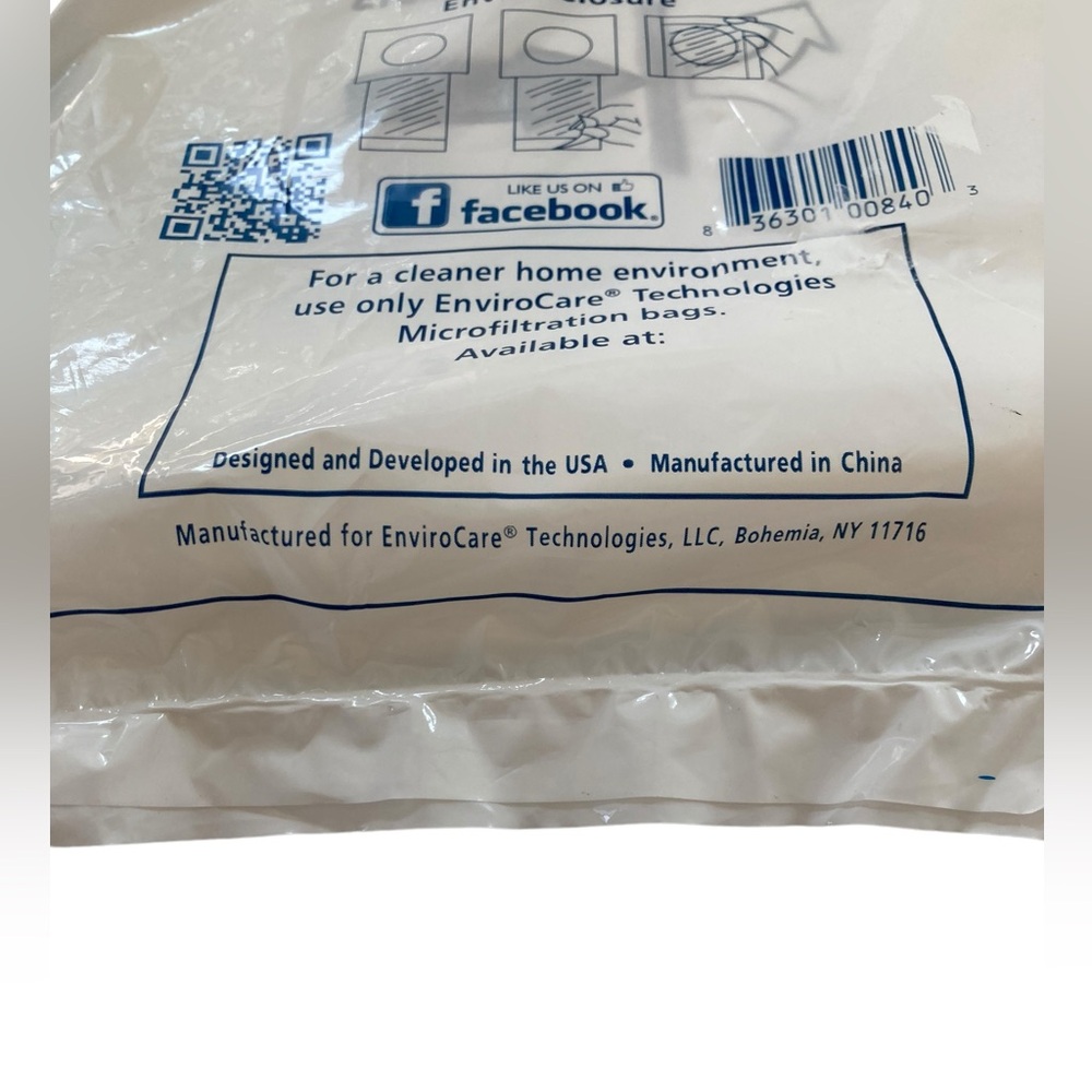6 Vacuum Bags‎ Enviro Care Bissell Uprights Style 1 & 7 Samsung 5000 & 7000 NOS - Picture 8 of 8